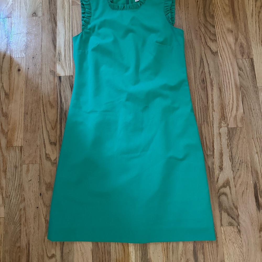 J. Crew Vibrant Green Mini Dress